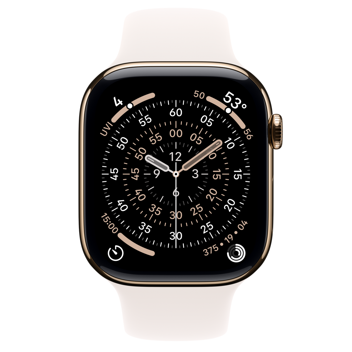 Apple Watch Series 11, Gold Titanium, 46mm