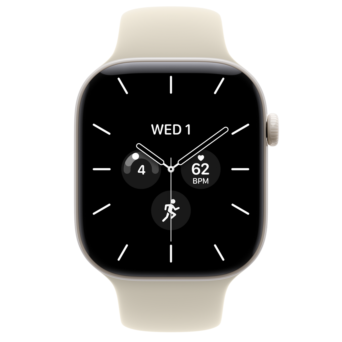Apple Watch Series 12, Pearl White Ceramic, 46mm