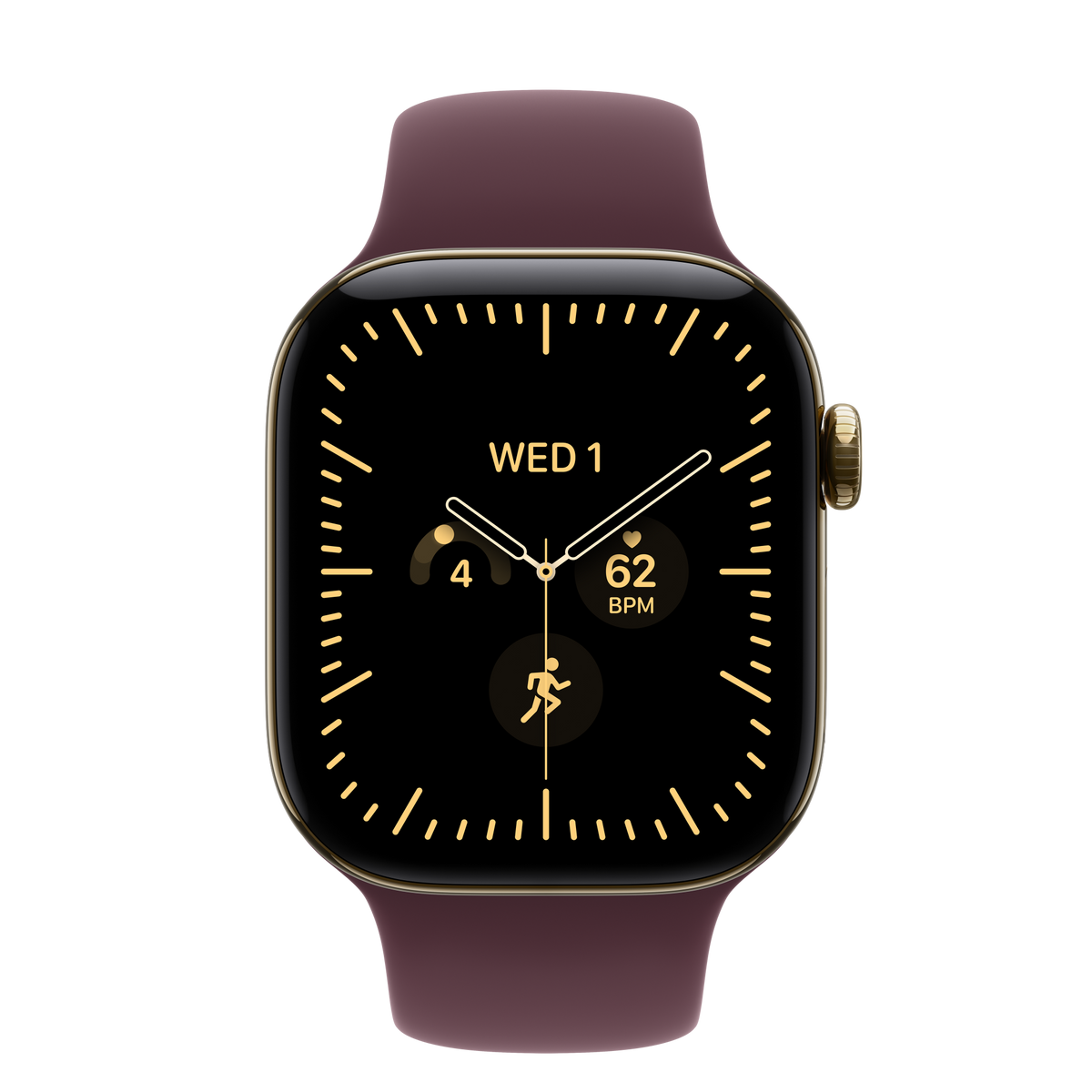 Apple Watch Series 12, Radiant Gold Titanium, 42mm