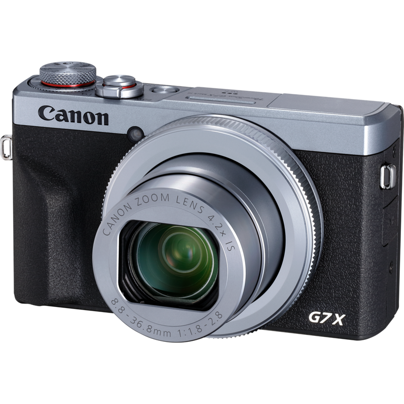Canon PowerShot G7 X Mark III, Silver, side
