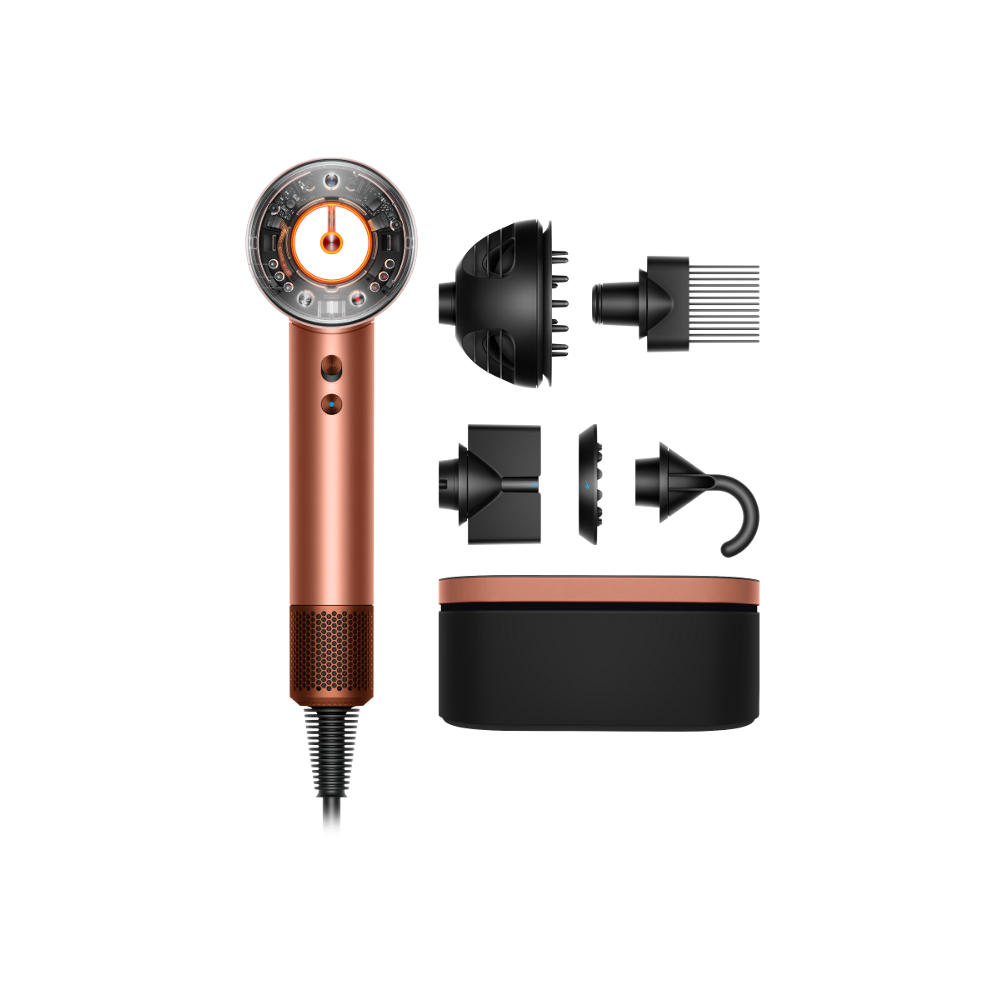 Dyson Supersonic Nural, Amber Silk/Pink Champagne (Curly+Coily)