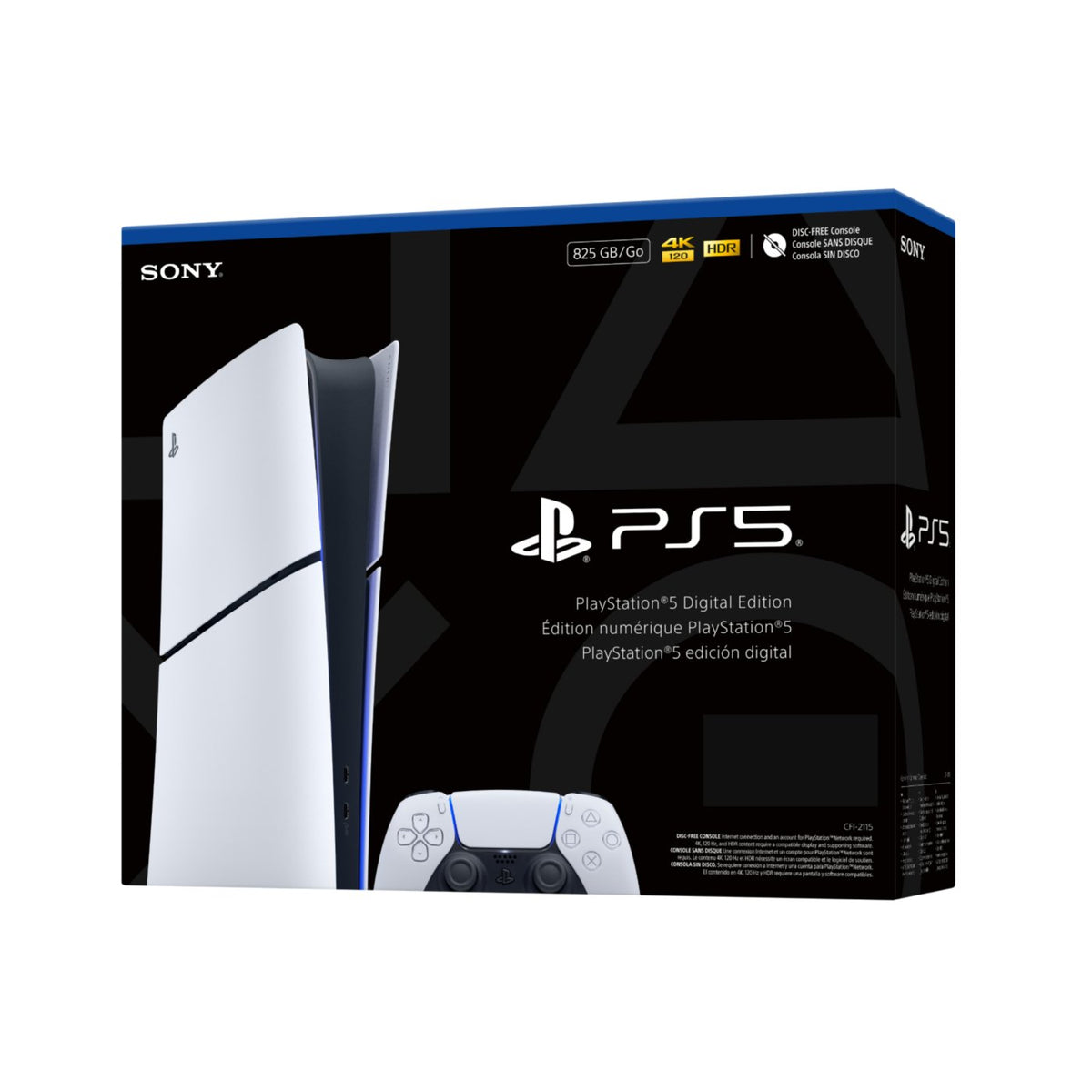 PlayStation 5 Slim Digital Edition 825GB, box