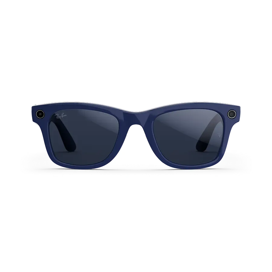 Ray-Ban Meta Wayfarer (Gen 2), Shiny Cosmic Blue / Clear to Sapphire Transitions